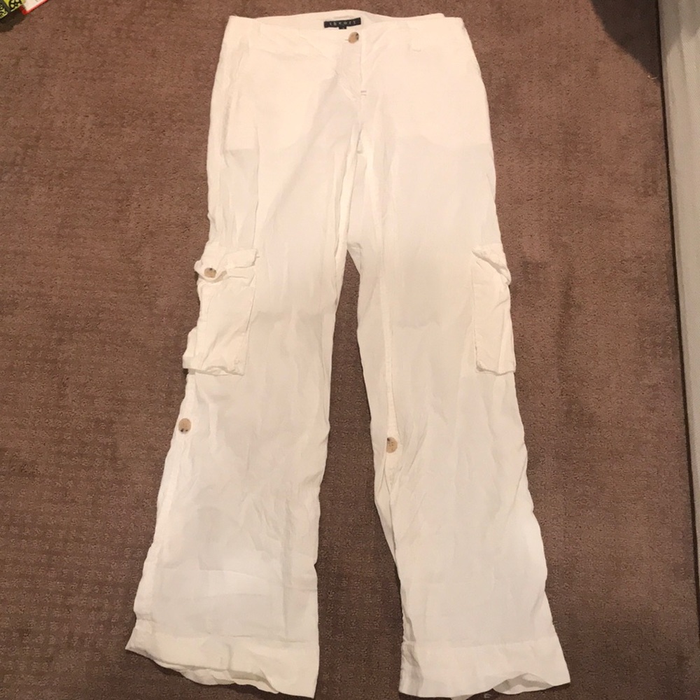 Theory - Linen Cargo Pants Size 2